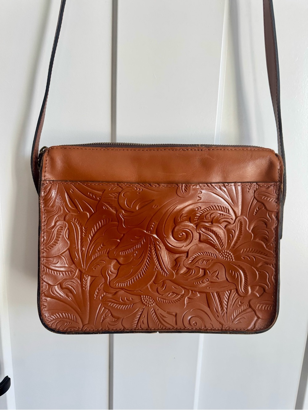PATRICIA NASH EMBOSSED LEATHER PURSE ITALY - Picture 5 of 11